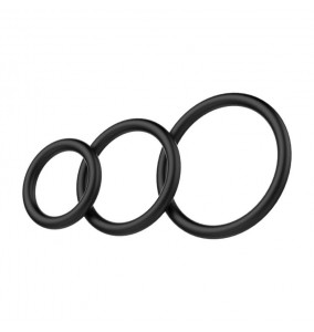 BAILE - Fierce Man Penis Cock Rings (Full Set 3 Pieces)